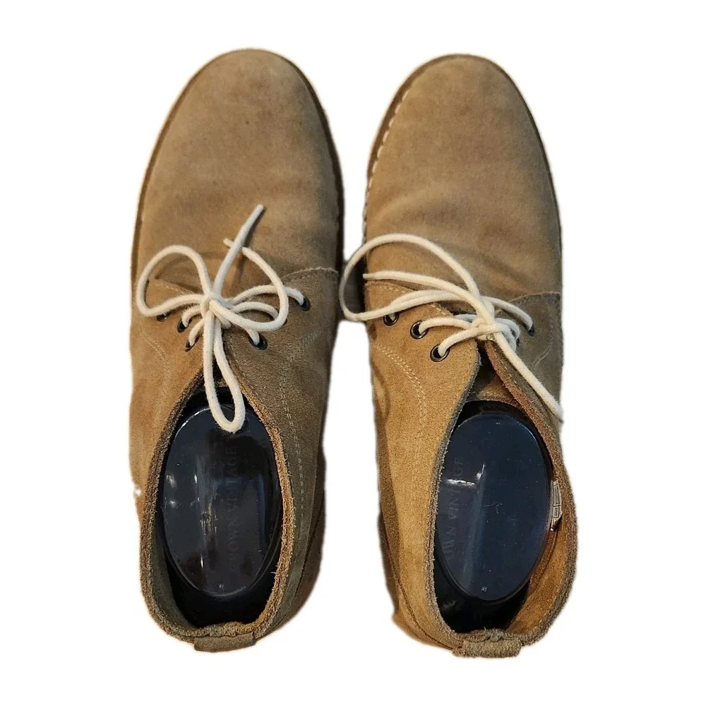 Men's Crown Vintage Chukka‎ Boots Size 9 - Tan Tabacco Suede
